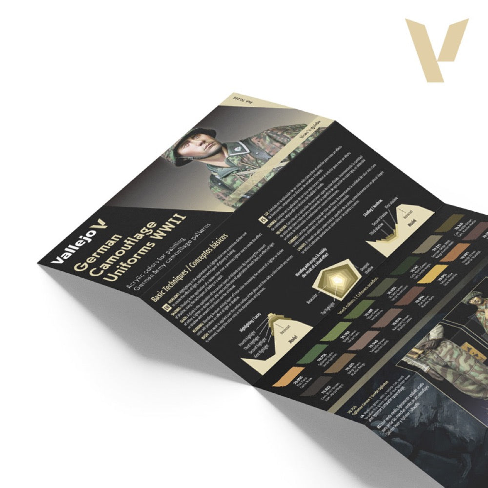 Vallejo Model Colour AV70261 German Camouflage Uniforms WWII (16 Colours) Acrylic Paint Set