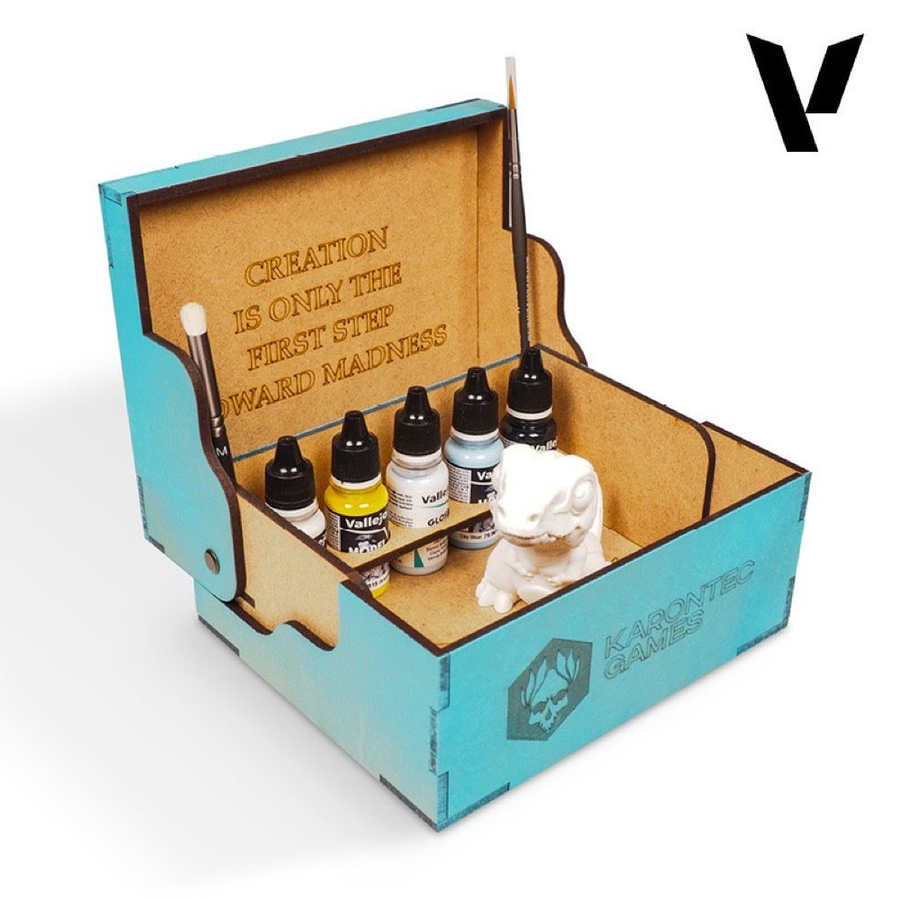 Vallejo Model Colour Karonkids Velociraptor Paint Set with Resin Figure