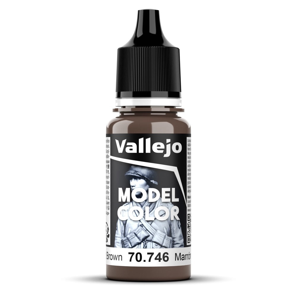 Vallejo 70746 Model Color Chestnut Brown 18ml Acrylic Paint 016
