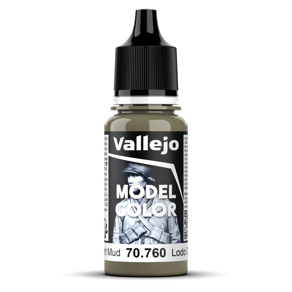 Vallejo 70760 Model Color Light Mud 18ml Acrylic Paint 103