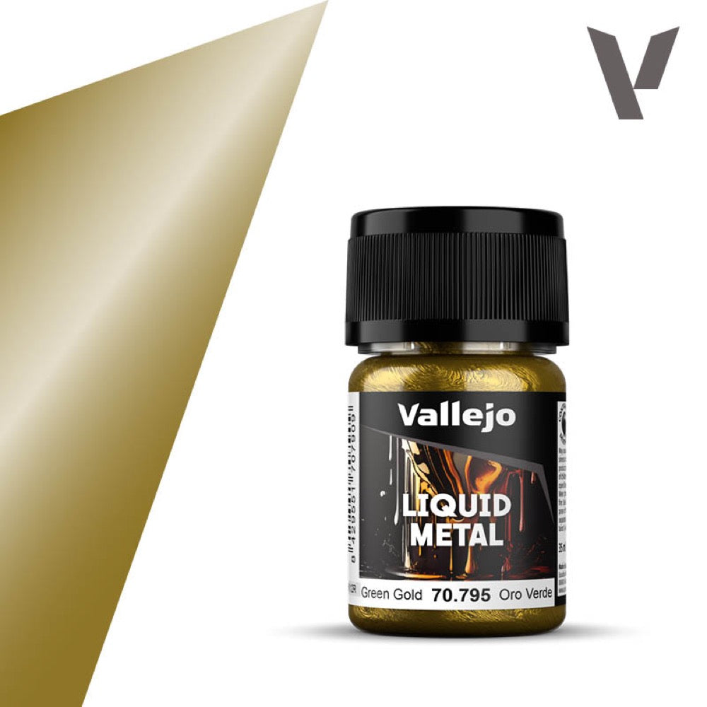 Vallejo 70795 Model Color Green Gold Alcohol Based Paint