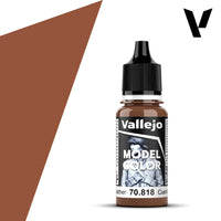 Vallejo 70818 Model Color Red Leather 17ml Paint