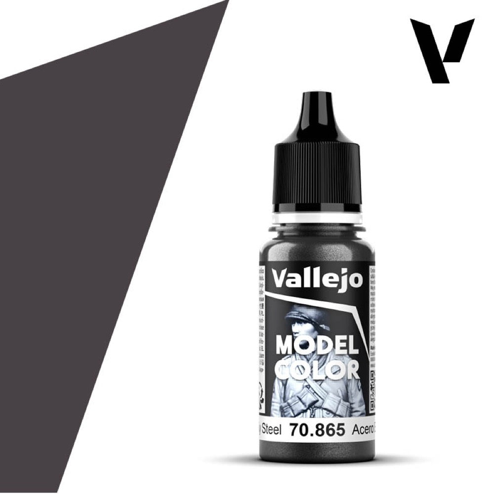 Vallejo 70865 Model Color Oily Steel Paint