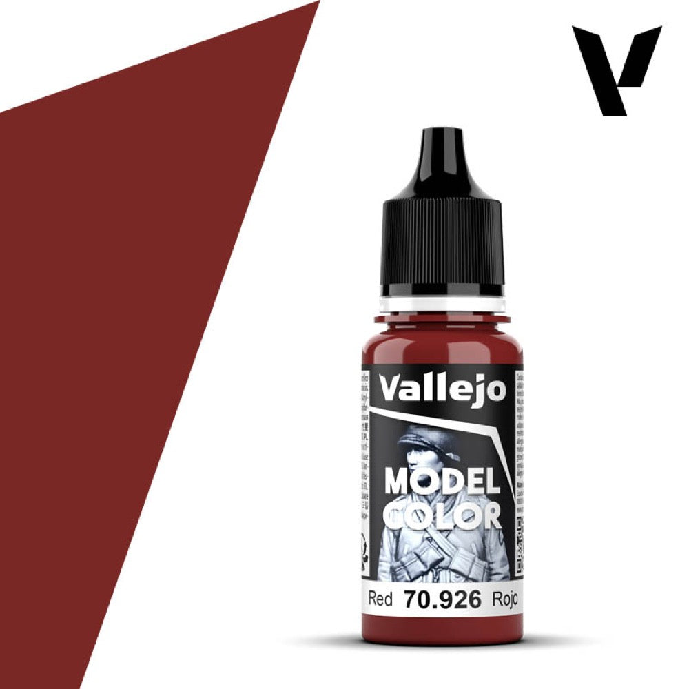 Vallejo 70926 Model Color Red 17ml Paint 33