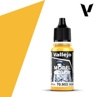 Vallejo 70953 Model Color Flat Yellow 17ml Paint
