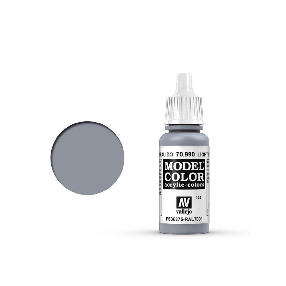 Vallejo 70990 Model Color Light Grey 17ml Paint 155