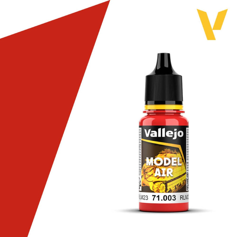 Vallejo 71003 Model Air 3 17ml Red RLM23 Paint