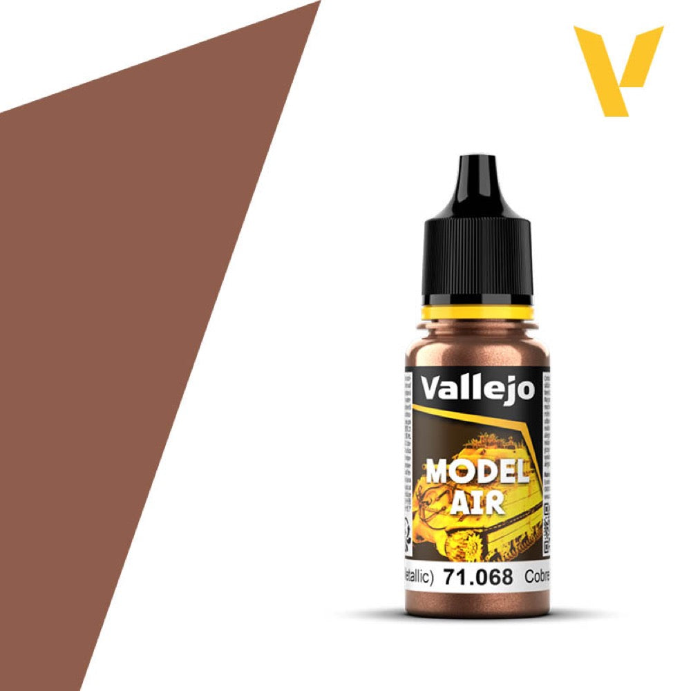 Vallejo 71068 Model Air 68 17ml Copper Paint
