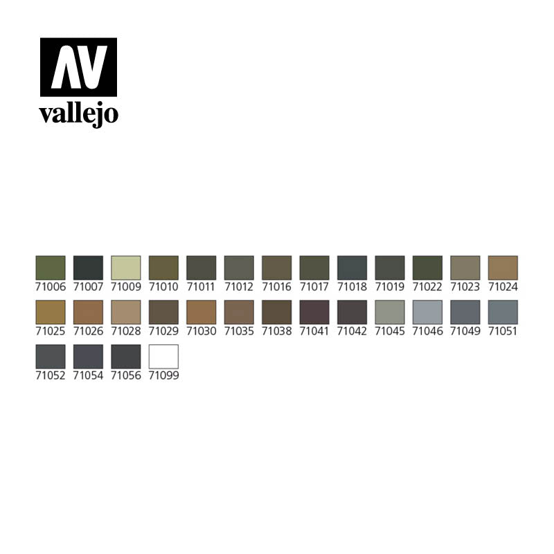 Vallejo Model Air Comouflage Colours w/Airbrush and Hose