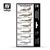 Vallejo 71203 Model Air Israeli Air Force (IAF) Colors Post 1967 to Present 8 Acrylic Paint Set