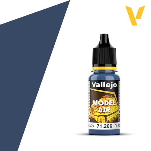 Vallejo 71266 Model Air Dark Blue RLM24 17ml