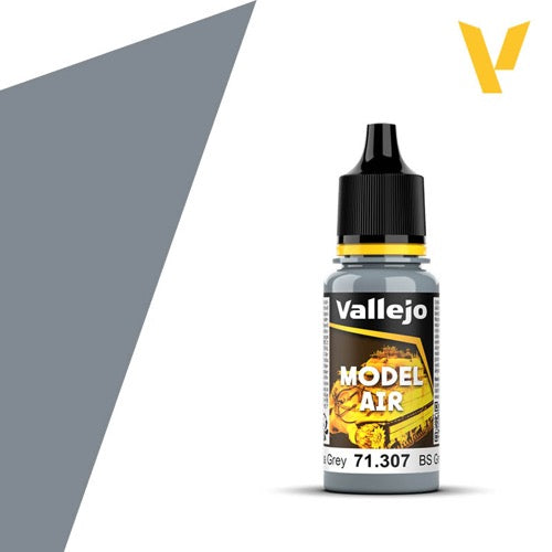 Vallejo 71307 Model Air BS Medium Sea Grey 17ml