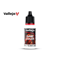 Vallejo 72001 Game Color Dead White 18ml Acrylic Paint
