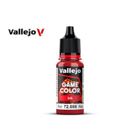 Vallejo 72086 Game Color Ink Red 18ml Acrylic Paint
