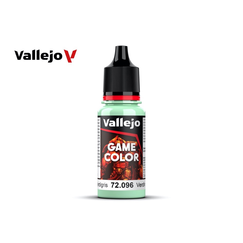 Vallejo 72096 Game Color Verdigris 18ml Acrylic Paint
