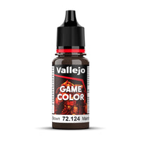 Vallejo 72124 Game Colour Gorgon Brown 18ml Acrylic Paint