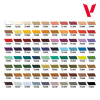 Vallejo AV72180 Game Colour Foundation Case 80 Colour Acrylic Paint Set