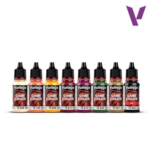 Vallejo 72195 Game Colour Aztec Dragons 8 Colour Acrylic Paint Set