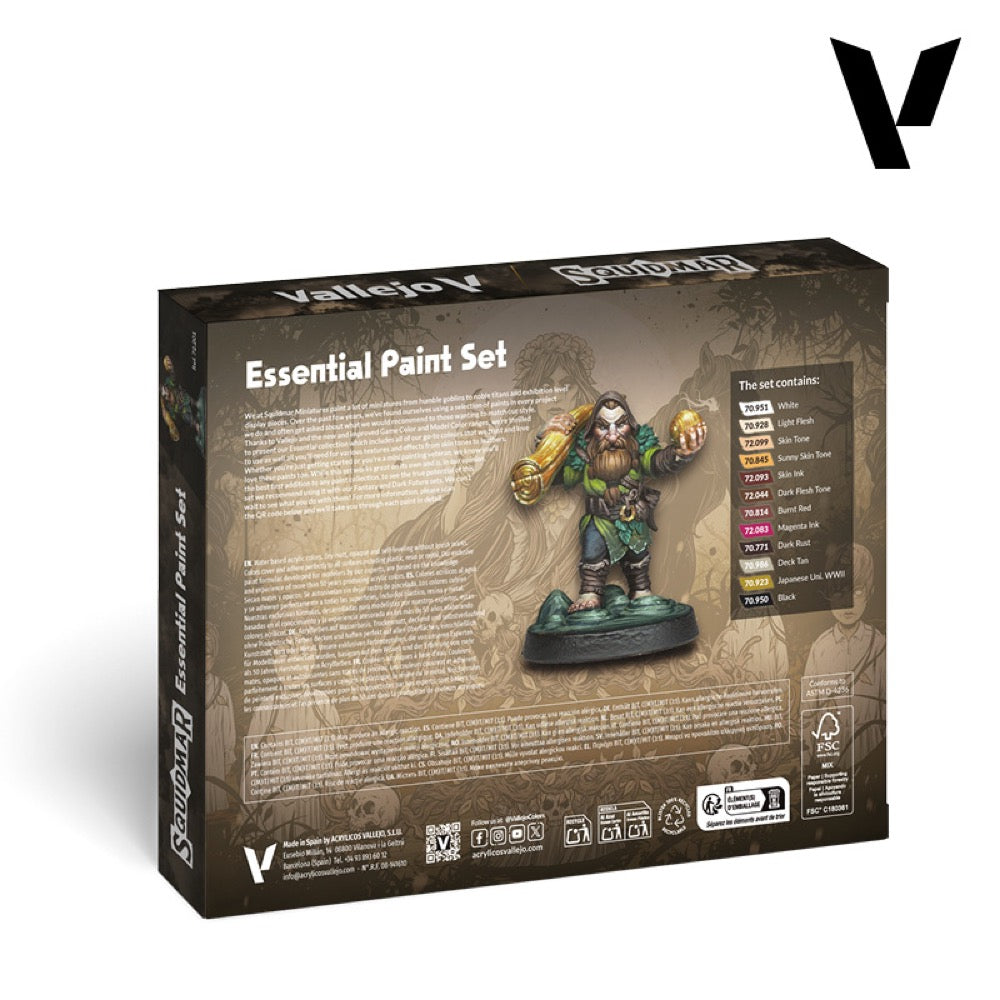 Vallejo 72201 Squidmar Essential Paint Set