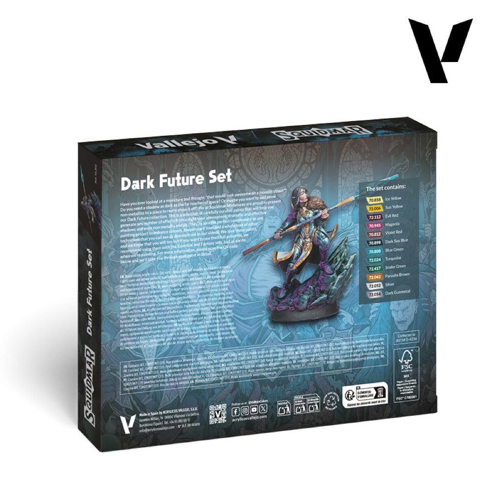 Vallejo 72202 Squidmar Dark Future Paint Set