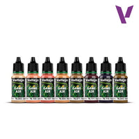 Vallejo 72204 Game Air Face Painting by A.Giraldez 8 Colour Acrylic Paint Set
