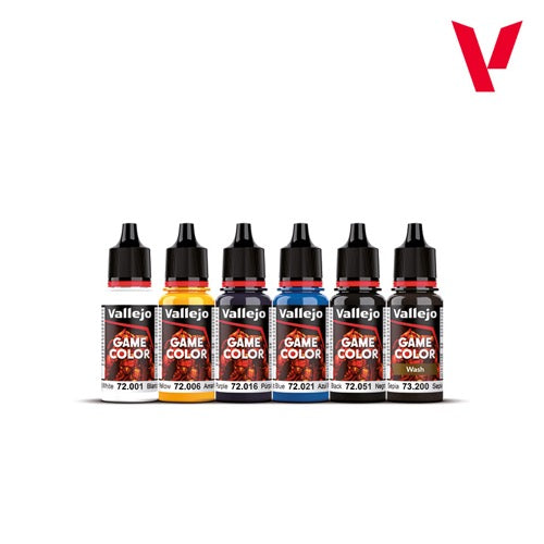 Vallejo 72206 Game Colour Ultimate Miniature Set Paint & Brushes 5