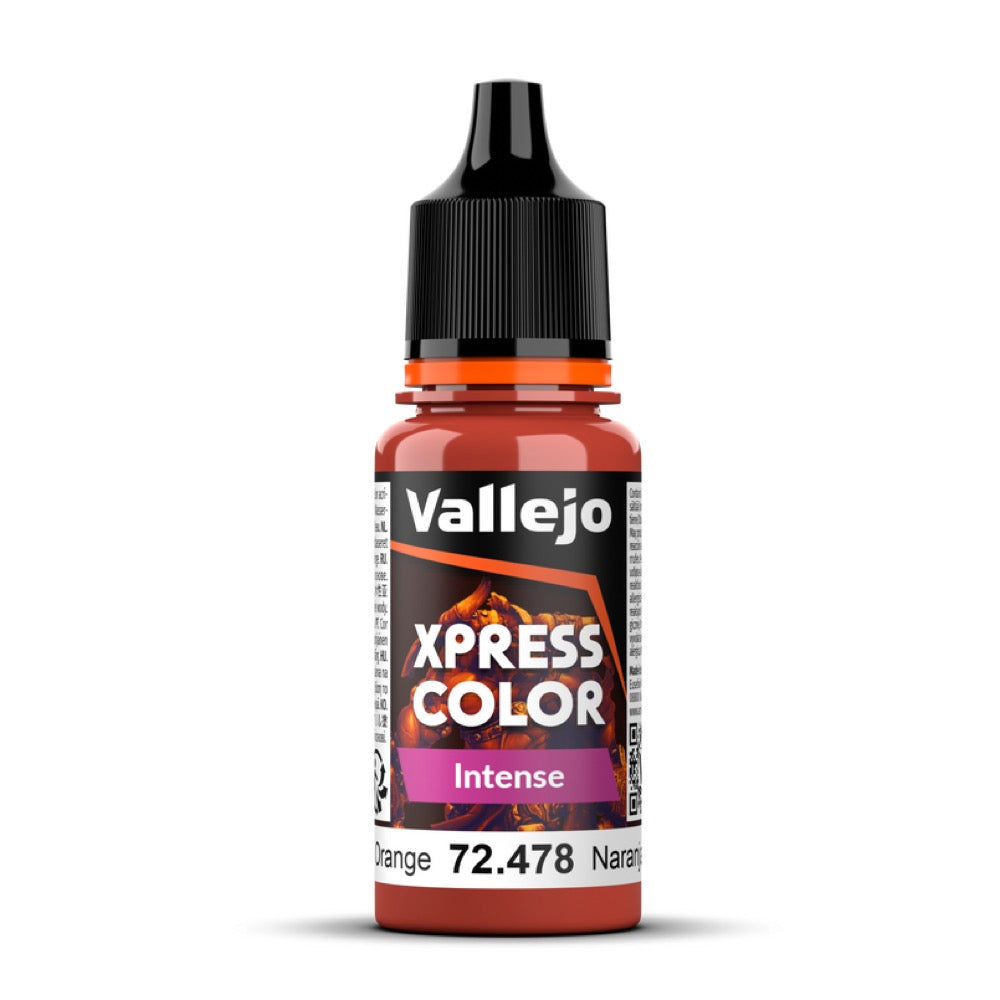 Vallejo 72478 Game Xpress Colour Intense Phoenix Orange 18ml Acrylic Paint