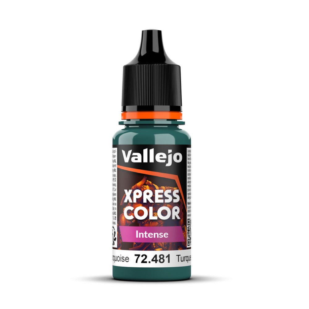 Vallejo 72481 Game Xpress Colour Intense Heretic Turquoise 18ml Acrylic Paint