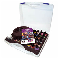 Vallejo 72871 Basic Game Air Colors and Airbrush (28 Color Plastic Case)