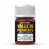 Vallejo 73108 Pigment Brown Iron Oxide 35ml