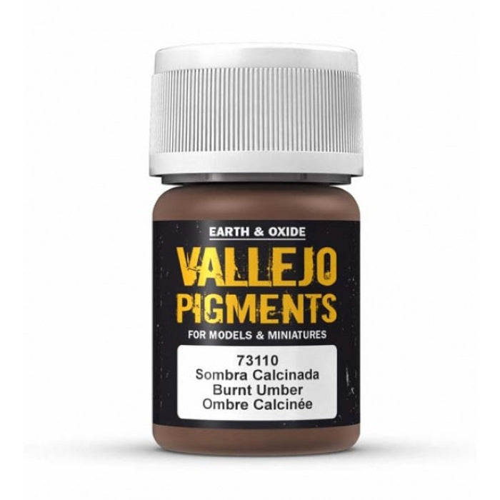Vallejo 73110 Pigment Burnt Umber 35ml