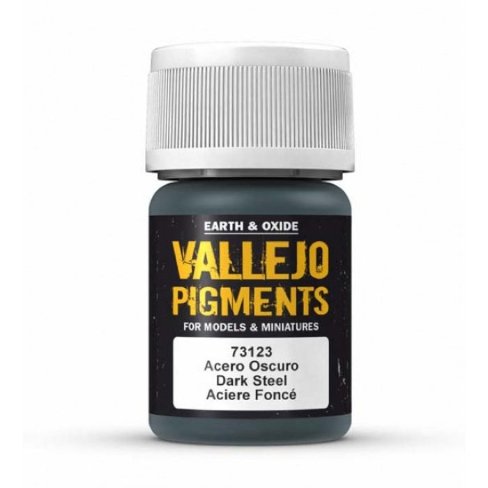 Vallejo 73123 Pigment Dark Steel 35ml