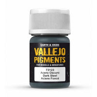 Vallejo 73123 Pigment Dark Steel 35ml