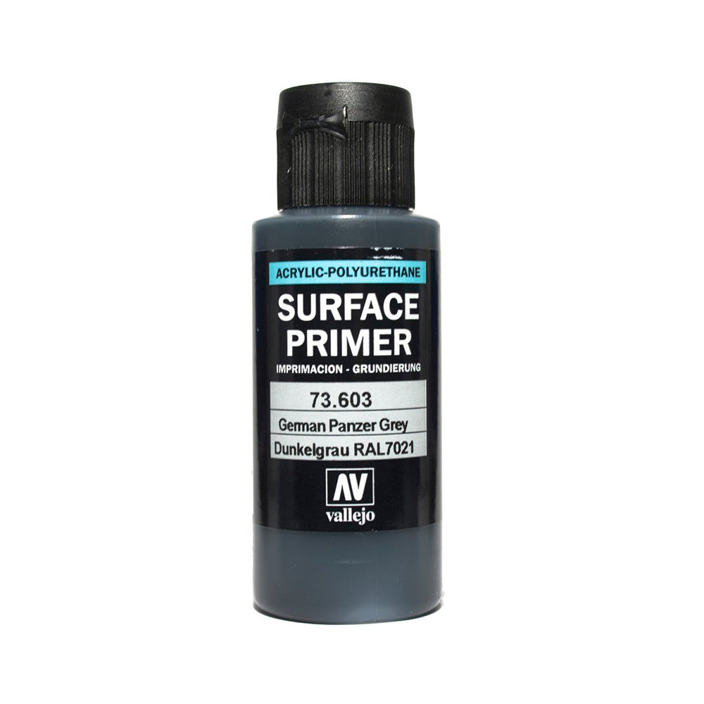 Vallejo 73603 Primer Poly-Urethane 60ml Schwarzgrau