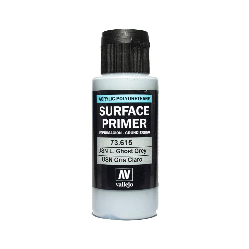 Vallejo 73615 Primer Poly-Urethane 60ml USN Light Ghost Grey