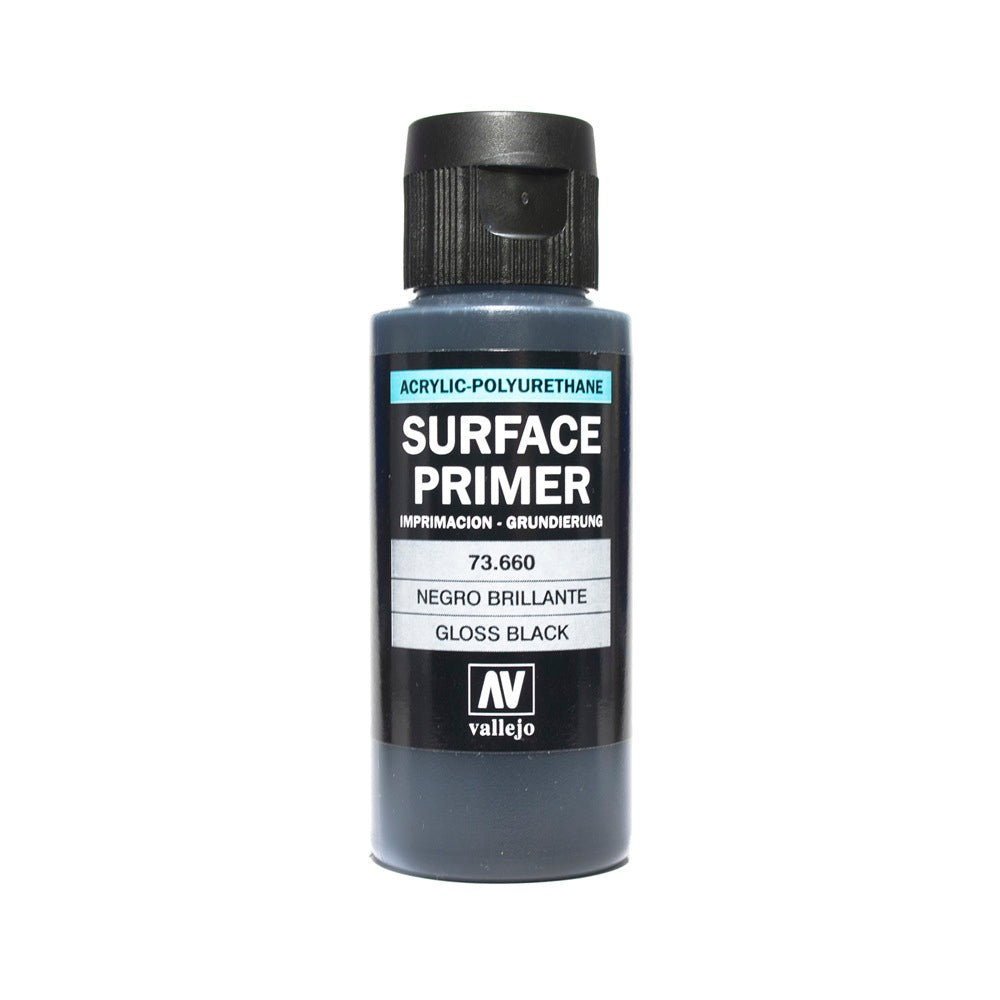 Vallejo 73660 Gloss Black Primer 60ml