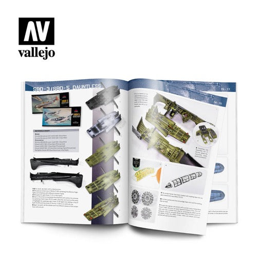 Vallejo 75024 WWII US NAVY Colors Paint Guide Book