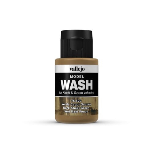 Vallejo 76520 Model Wash 520 Dark Khaki Green