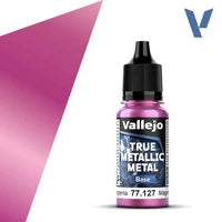 Vallejo 77127 True Metallic Metal Base Crimson Magenta 18 ml