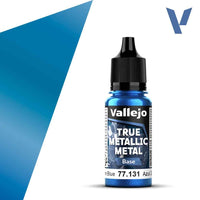 Vallejo 77131 True Metallic Metal Base Sapphire Blue 18 ml