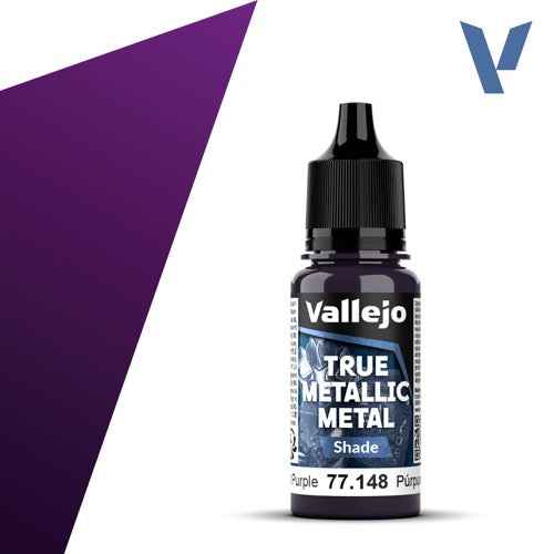 Vallejo 77148 True Metallic Metal Shade Amethyst Purple 18 ml
