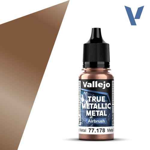 Vallejo 77178 True Metallic Metal Airbrush Rusty Metal 18 ml