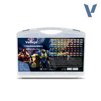 Vallejo 77250 True Metallic Metal Case 80 Colour Paint Set