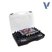 Vallejo 77250 True Metallic Metal Case 80 Colour Paint Set