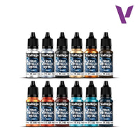 Vallejo True Metallic Metal Starter Set 12 Colour Paint Set