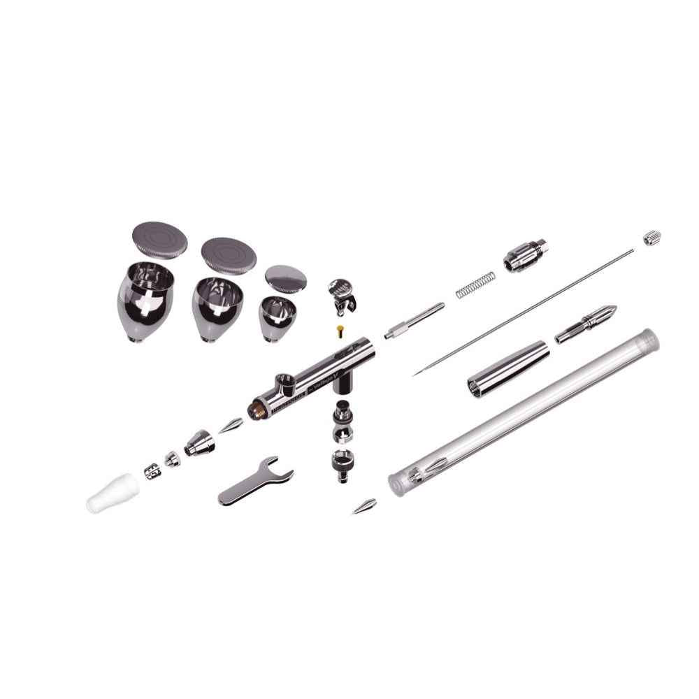 Vallejo 90002 Profinish Gravity System 2 in 1 0.2 & 0.3 Professional Airbrush