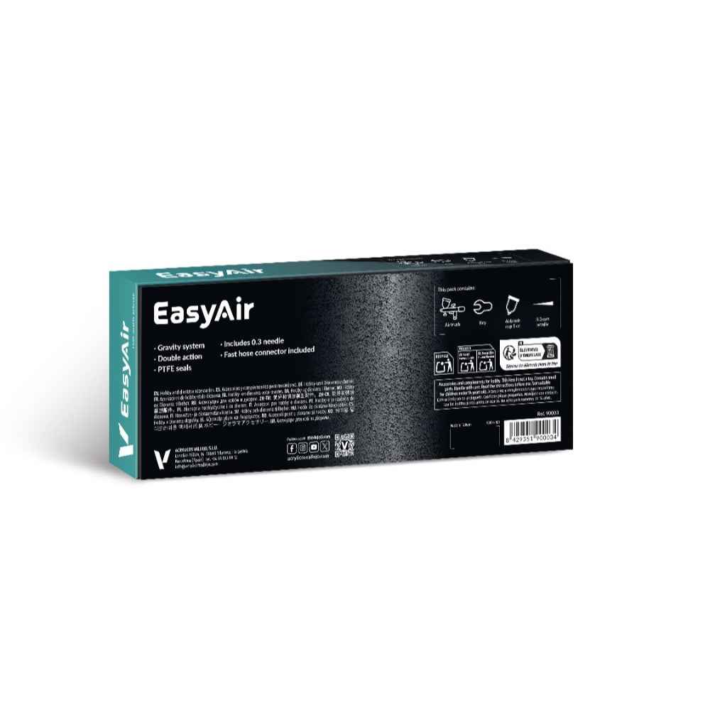 Vallejo 90003 Easyair Gravity System 0.3 Starter Airbrush
