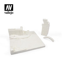 Vallejo SC003 German Ruined Building Scenic Base