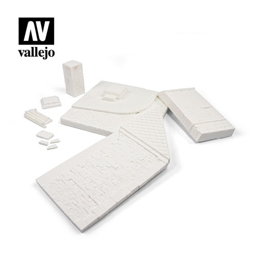 Vallejo SC004 Street Corner with Waterpump Normandy Scenic Base