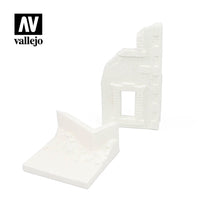 Vallejo AVSC009 Scenics Ruined Street Corner 7 x 7 cm